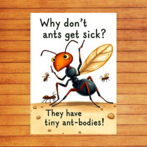 Why dont ants get sick They have tiny antbodies
