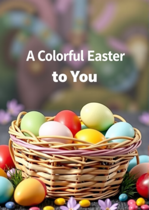 A Colorful Easter To You
