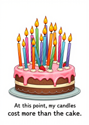 At This Point, My Candles Cost More Than The Cake.