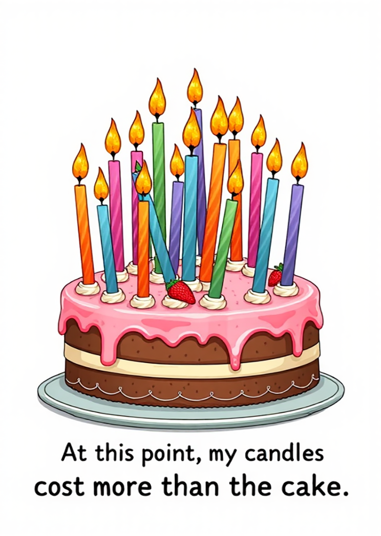 At This Point, My Candles Cost More Than The Cake.