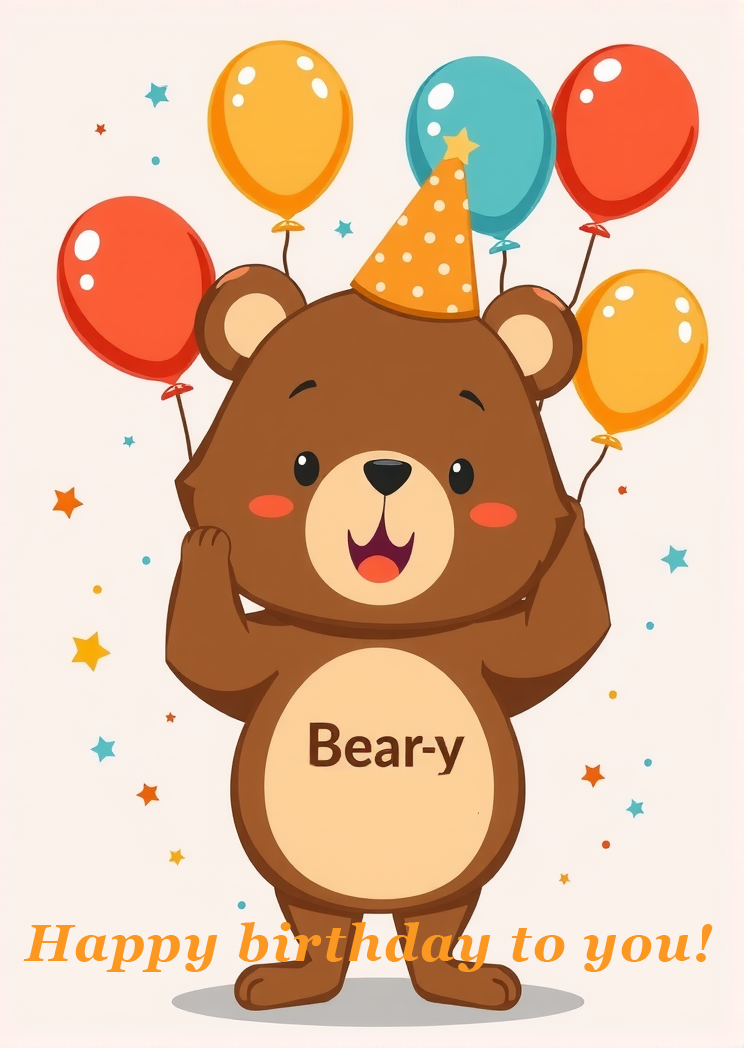 Beary Happy Birthday To You