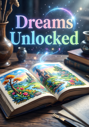 Beautiful Watercolor Dreams Unlocked Graduation Print