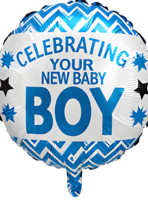 Blue And White Balloons