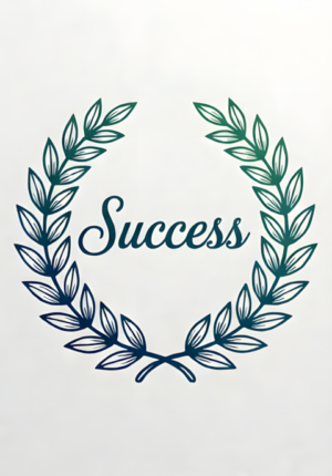 Botanical Modern Success Graduation Print