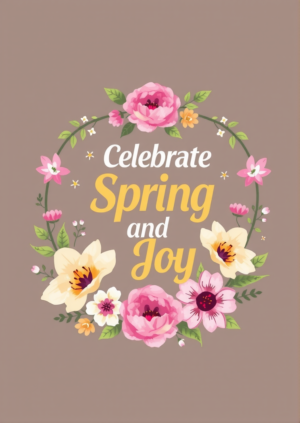 Celebrate Spring And Joy