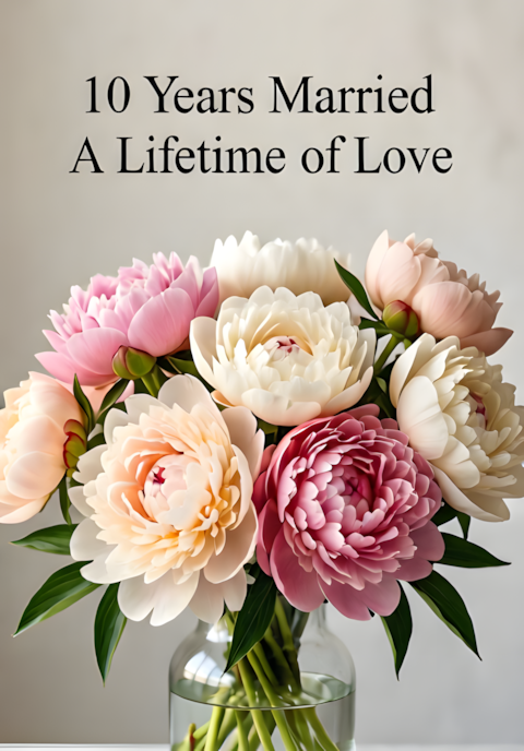 Cream And Blush With Elegant Peonies