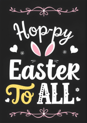 Hoppy Easter To All
