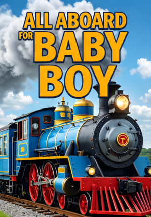 Illustrated Blue Train