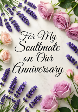 Ivory Background With English Lavender And Roses