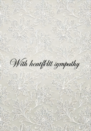 Lace Floral Sympathy