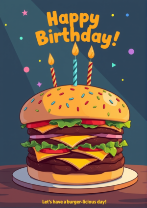 Lets Have A Burger Licious Day