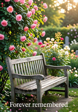 Memorial Garden Bench