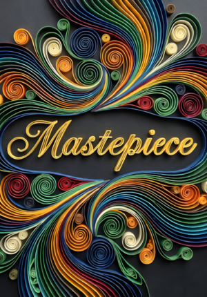 Modern Paper Quilling Masterpiece Art