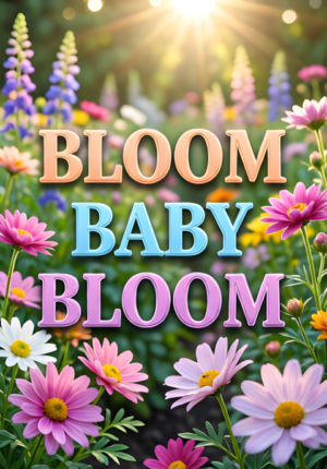 Pastel Garden Flowers