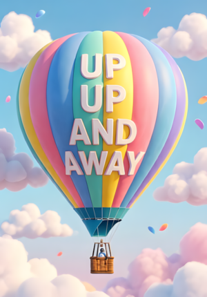 Pastel Hot Air Balloon