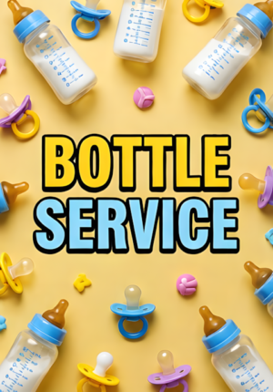 Pastel Yellow Background Baby Bottles Pacifiers
