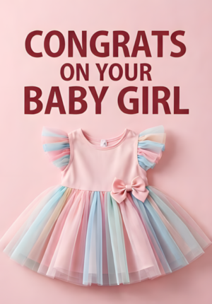 Pastel Pink Background With Little Dress