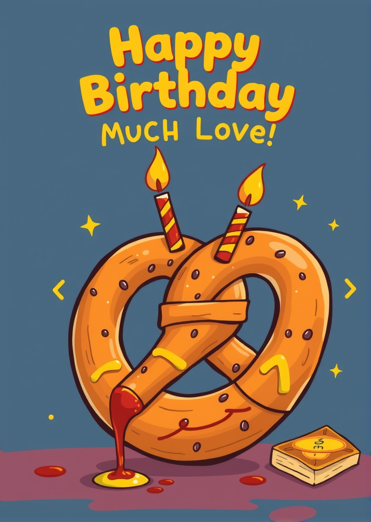 Pretzel Birthday