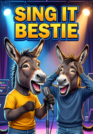 Sing It Bestie Two Donkeys At Karaoke
