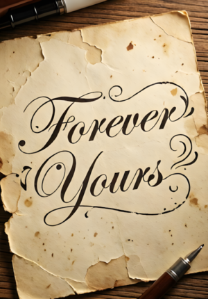 Vintage Love Letter Forever Yours Print
