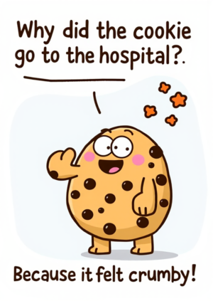 Why Did The Cookie Go To The Hospital Because It Felt Crumby!