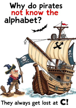 Why Do Pirates Not Know The Alphabet They Always Get Lost At C!