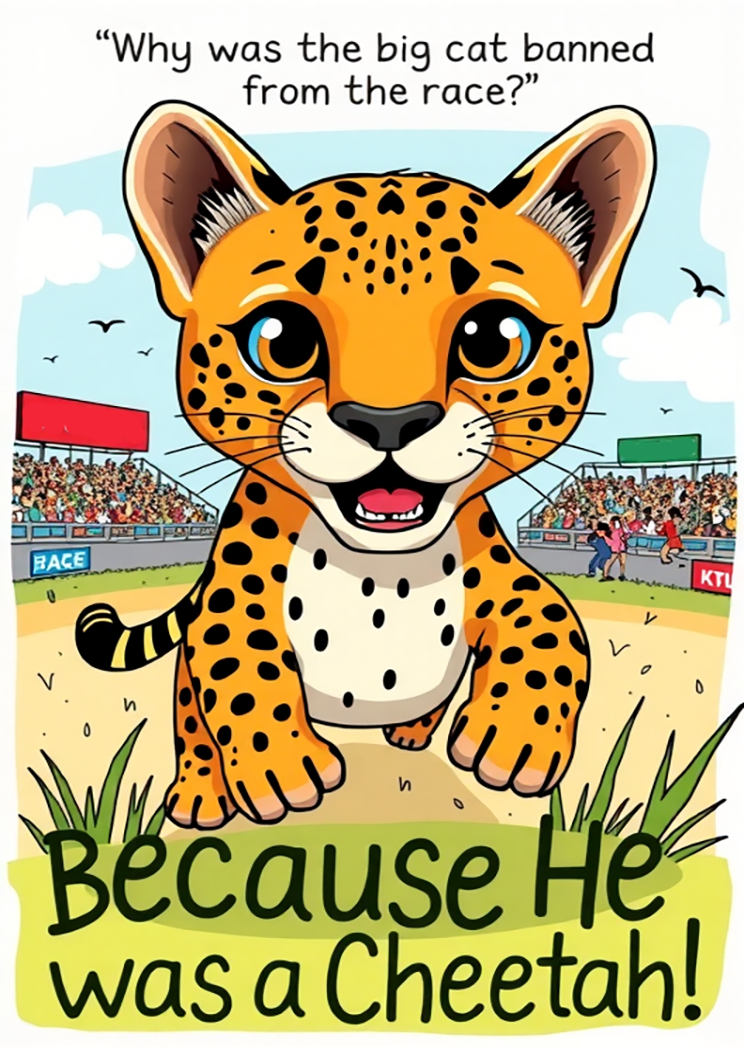 Why Was The Big Cat Disqualified From The Race Because It Was A Cheetah!