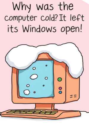 Why Was The Computer Cold It Left Its Windows Open!