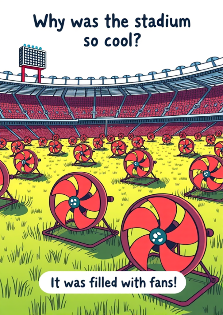 Why Was The Stadium So Cool It Was Filled With Fans!
