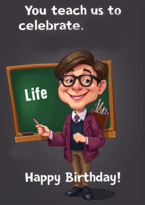 You Teach Us To Celebrate Life