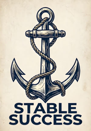 Anchor With Rope Stable Success