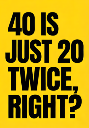 Clean Solid Yellow Background Is Just Twice Right Age 40