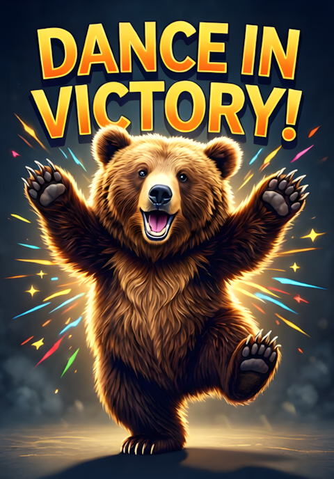 Dancing Bear Dance In Victory