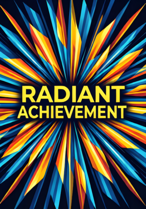 Geometric Sunburst Radiant Achievement