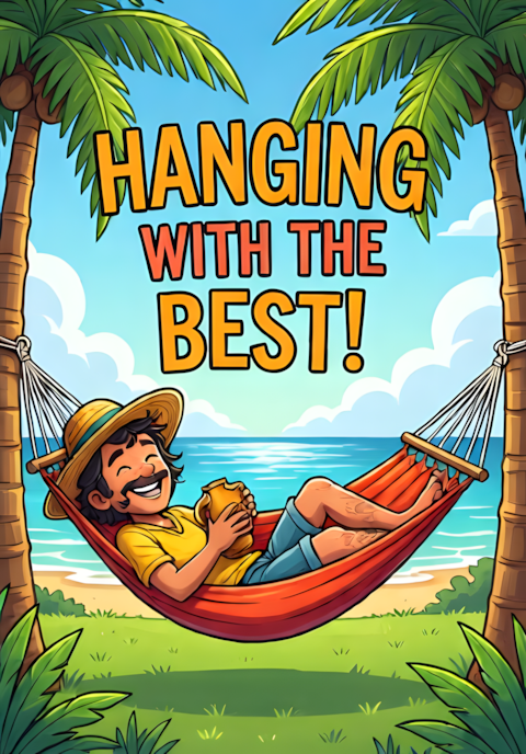 Hammock Between Palm Trees Hanging With The Best