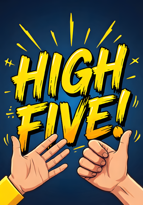 High Five Hands High Five