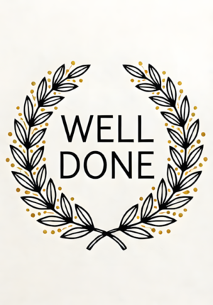 Laurel Wreath Well Done