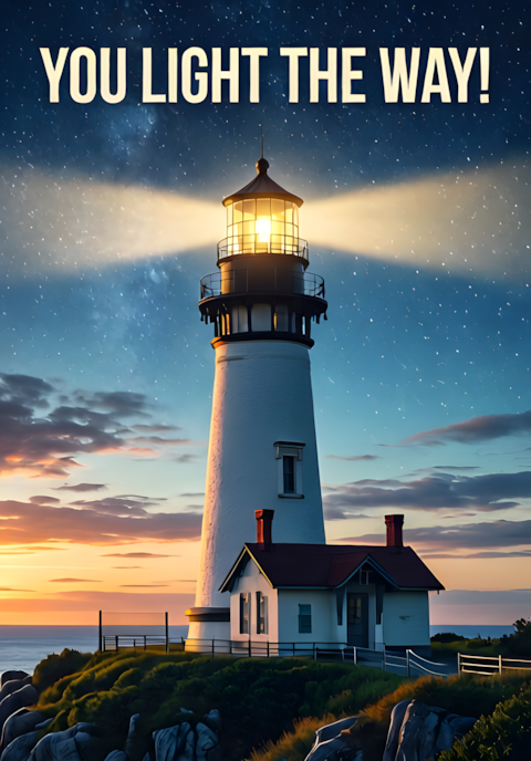 Lighthouse Shining You Light The Way