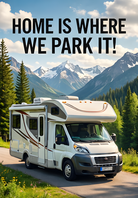 Rv Parked At Scenic Viewpoint Home Is Where We Park It