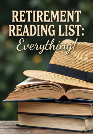 Stack Of Books Beach Hat Retirement Reading List Everything