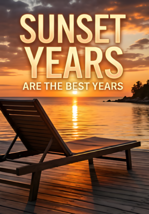 Sunset With Lounge Chair Sunset Years Are The Best Years