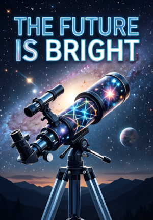 Telescope Looking At Stars The Future Is Bright