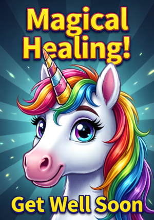 Unicorn With A Bandaged Horn