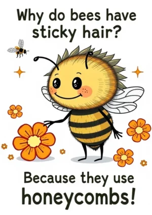 Why Do Bees Have Sticky Hair Because They Use Honeycombs!