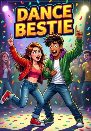 Dance Bestie Two Friends Dancing Together With Hilariously Terrible Dance Moves