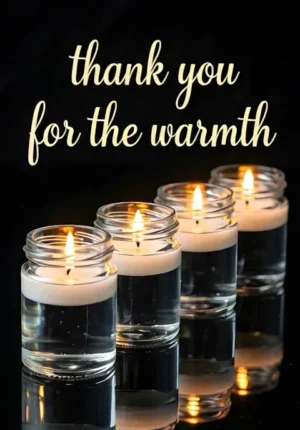 Thank You For The Warmth