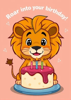 Roar Into Your Birthday