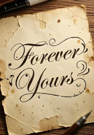 Vintage Love Letter Forever Yours Print
