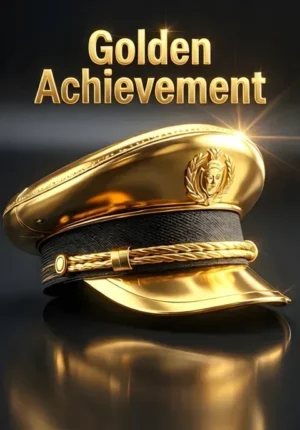 3D Modern Golden Achievement Print