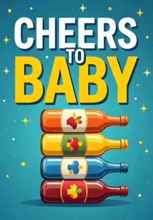 Cheerful Stacked Bottles